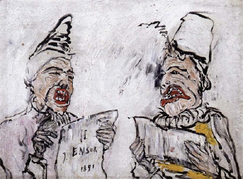James Ensor The Grotesque Singers china oil painting image